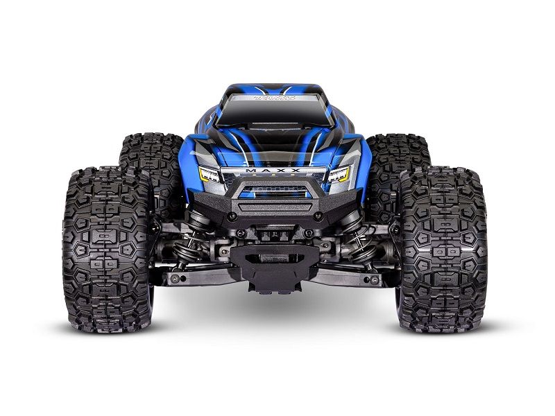 Traxxas Mini Maxx 4WD Brushless BL-2S RTR 1:12 Monster Truck blau mit Akku + 2A USB/C-Lader