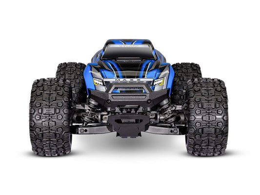 Traxxas Mini Maxx 4WD Brushless BL-2S RTR 1:12 Monster Truck blau mit Akku + 2A USB/C-Lader