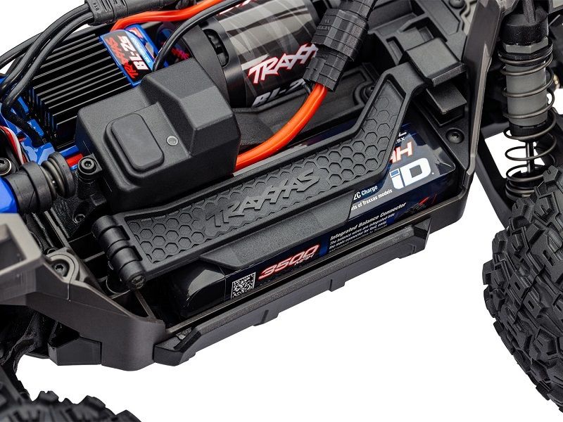 Traxxas Mini Maxx 4WD Brushless BL-2S RTR 1:12 Monster Truck schwarz mit Akku + 2A USB/C-Lader