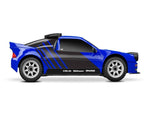 Traxxas Mini Rally 4WD Brushless VXL3S RTR 1:12 Ford RS200 blau mit 2S Lipo Akku + USB/C - Lader