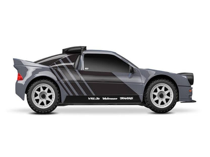 Traxxas Mini Rally 4WD Brushless VXL3S RTR 1:12 Ford RS200 grau mit 2S Lipo Akku + USB/C - Lader
