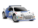 Traxxas Mini Rally 4WD Brushless VXL3S RTR 1:12 Ford RS200 mit 2S Lipo Akku + USB/C - Lader