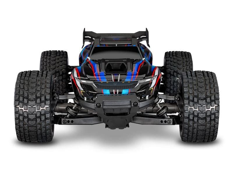 Traxxas Mini XRT 4WD Brushless VXL3S RTR 1:12 Truggy blau mit 2S Lipo Akku + USB/C - Lader