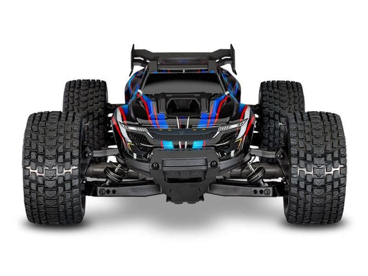 Traxxas Mini XRT 4WD Brushless VXL3S RTR 1:12 Truggy blau mit 2S Lipo Akku + USB/C - Lader