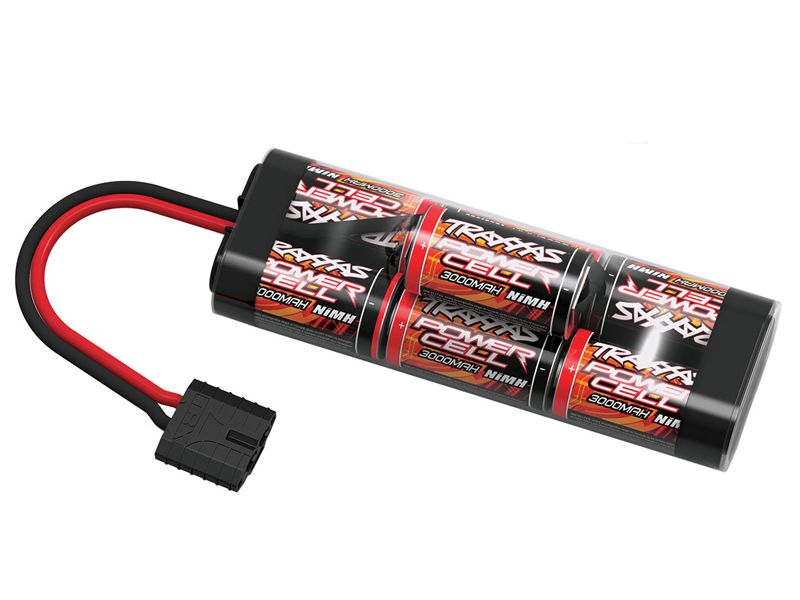 Traxxas Power Cell NiMh Akku 3000mAh 7 Zellen Hump 8,4V mit (ID - Stecker)