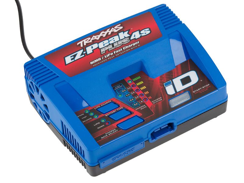 Traxxas POWER PACK EZ-Peak Plus Ladegerät EU Version + 1x ID LiPo 14,8V 6700mah 25C