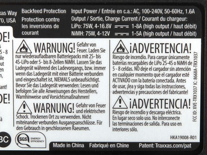 Traxxas POWER PACK EZ-Peak Plus Ladegerät EU Version + 1x ID LiPo 14,8V 6700mah 25C