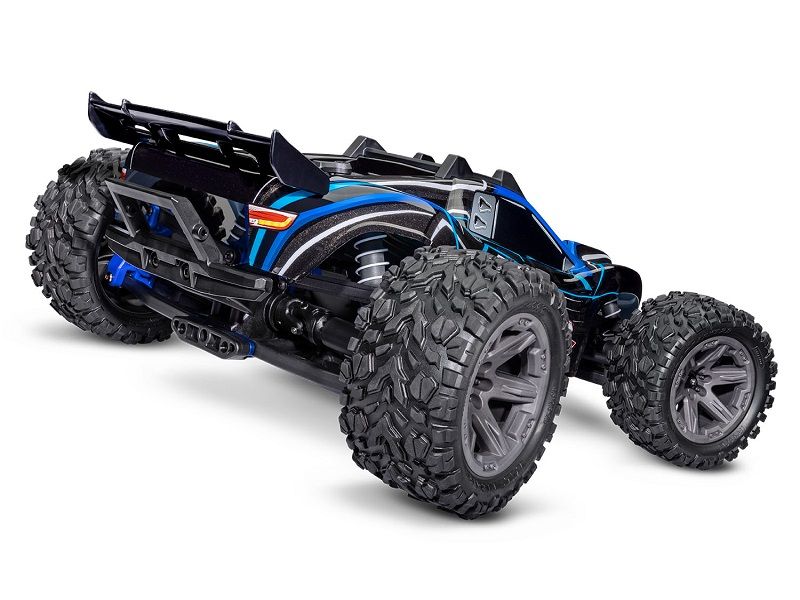 Traxxas Rustler 4WD Brushless BL-2S RTR 1:10 Stadium Truck blau ohne Akku/Lader