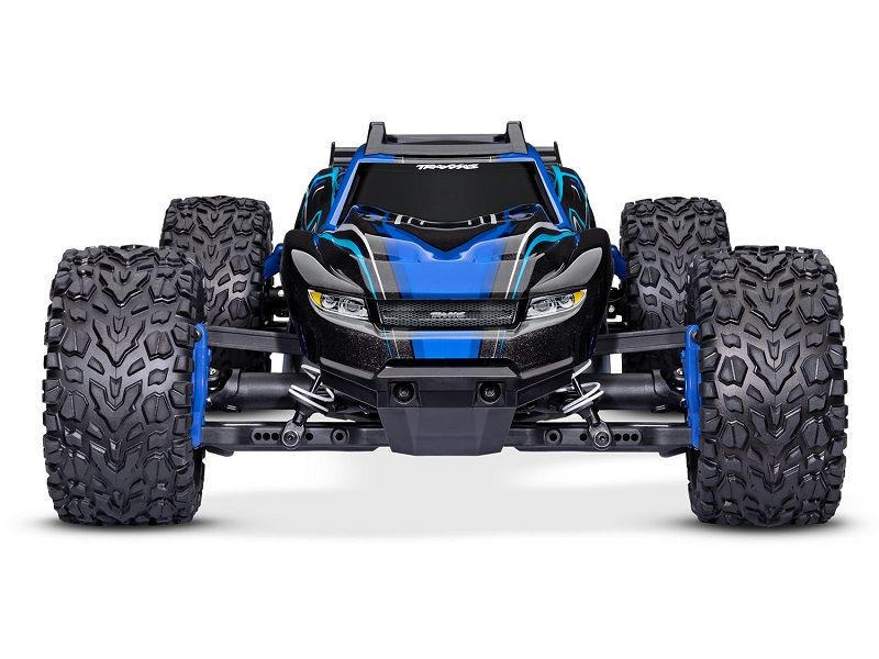 Traxxas Rustler 4WD Brushless BL-2S RTR 1:10 Stadium Truck blau ohne Akku/Lader