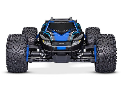 Traxxas Rustler 4WD Brushless BL-2S RTR 1:10 Stadium Truck blau ohne Akku/Lader