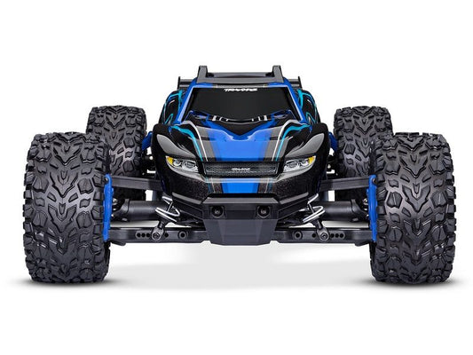 Traxxas Rustler 4WD Brushless BL-2S RTR 1:10 Stadium Truck blau ohne Akku/Lader