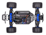 Traxxas Rustler 4WD Brushless BL-2S RTR 1:10 Stadium Truck blau ohne Akku/Lader