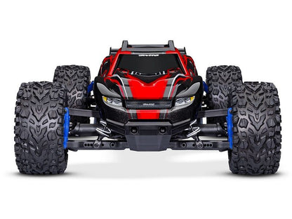 Traxxas Rustler 4WD Brushless BL-2S RTR 1:10 Stadium Truck rot ohne Akku/Lader
