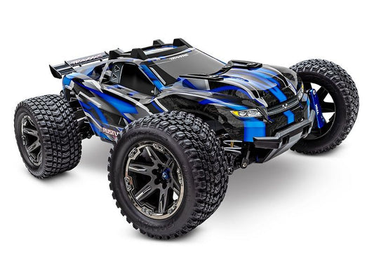Traxxas Rustler 4WD Ultimate VXL3S RTR 1:10 Stadium Truck blau ohne Akku/Lader
