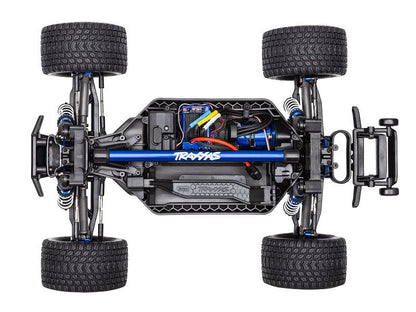 Traxxas Rustler 4WD Ultimate VXL3S RTR 1:10 Stadium Truck blau ohne Akku/Lader