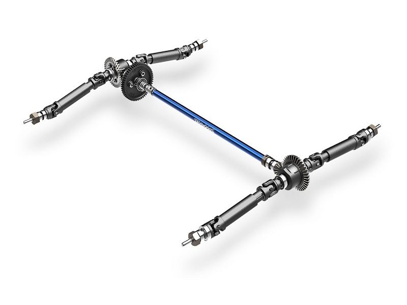 Traxxas Rustler 4WD Ultimate VXL3S RTR 1:10 Stadium Truck blau ohne Akku/Lader