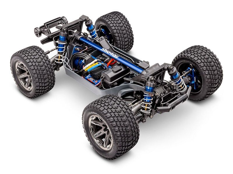 Traxxas Rustler 4WD Ultimate VXL3S RTR 1:10 Stadium Truck grün ohne Akku/Lader