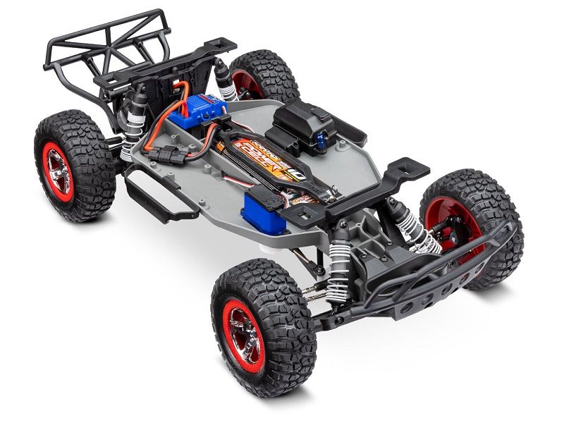 Traxxas Slash 2WD Brushed RTR 1:10 Short Course Race Truck blau mit Akku + 4A USB/C-Lader