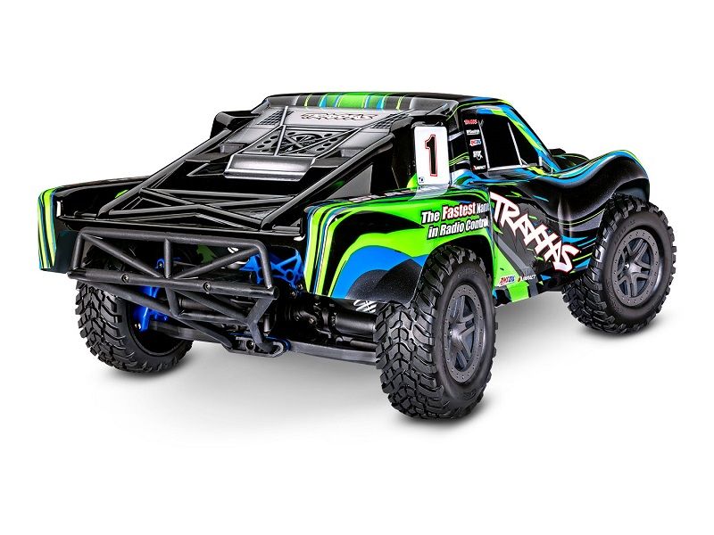 Traxxas Slash 4WD Brushless BL-2S RTR 1:10 Short Course Race Truck grün ohne Akku/Lader