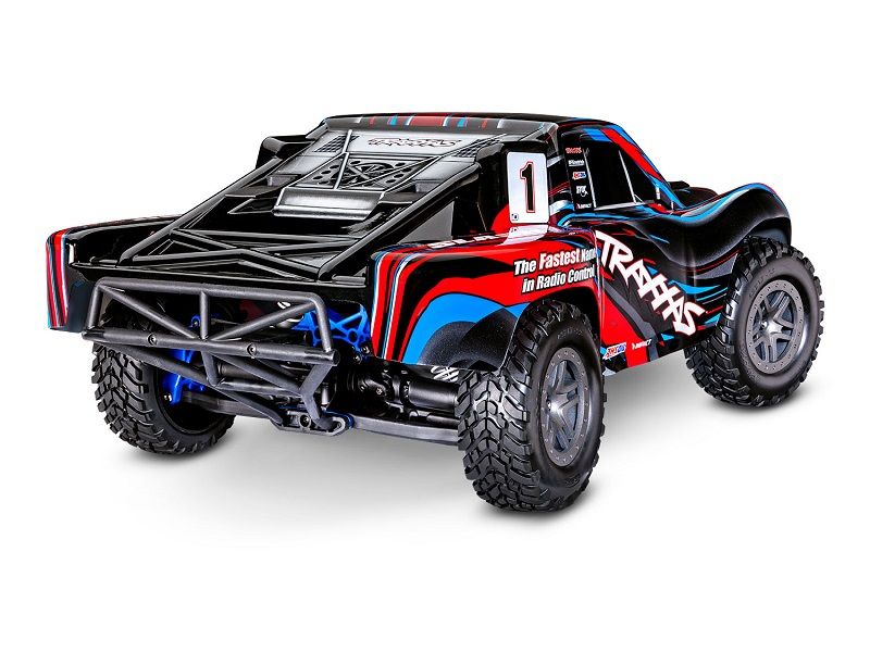 Traxxas Slash 4WD Brushless BL-2S RTR 1:10 Short Course Race Truck rot ohne Akku/Lader
