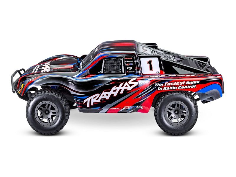 Traxxas Slash 4WD Brushless BL-2S RTR 1:10 Short Course Race Truck rot ohne Akku/Lader