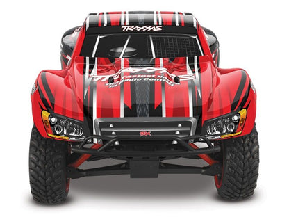 Traxxas Slash 4x4 1:16 RTR Short Course Truck rot Brushed mit NiMh Akku + 4A USB/C-Lader
