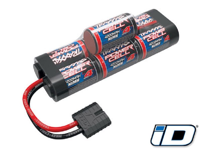Traxxas SLVR Power Cell Serie 4 NiMH 7-Zellen Hump 4200mAh 8,4V mit iD-Stecker