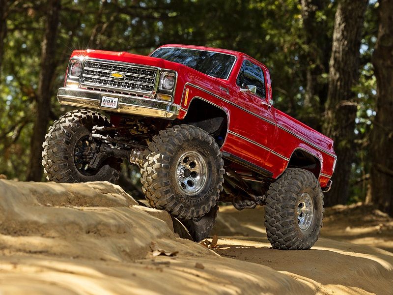 Traxxas TRX-4 Chevrolet 1979 K10 High Trail Edition 4x4 rot RTR Crawler Brushed ohne Akku/Lader