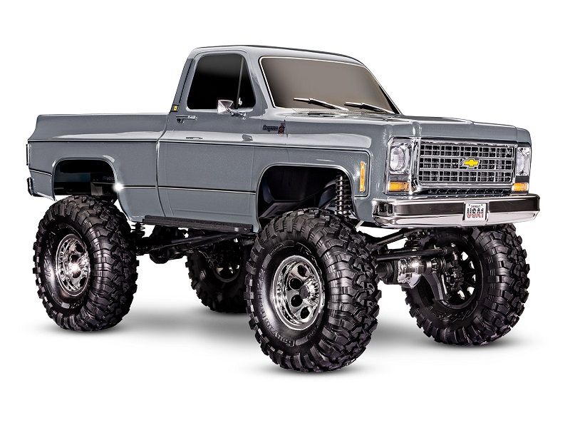 Traxxas TRX-4 Chevrolet 1979 K10 High Trail Edition 4x4 silber metallic RTR Crawler Brushed