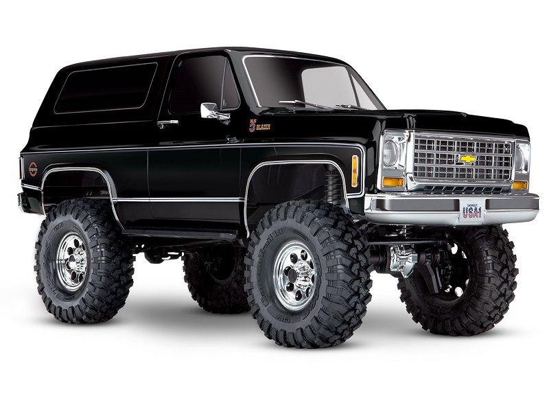 Traxxas TRX-4 Chevrolet K5 Blazer 4x4 RTR 1:10 Scale Trail Crawler Black Edition Brushed