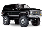 Traxxas TRX-4 Chevrolet K5 Blazer 4x4 RTR 1:10 Scale Trail Crawler Black Edition Brushed ohne Akku/Lader_Artexio