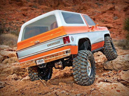 Traxxas TRX-4 Chevrolet K5 Blazer 4x4 RTR 1:10 Scale Trail Crawler Orange/Weiß Brushed ohne Akku/Lader_Artexio