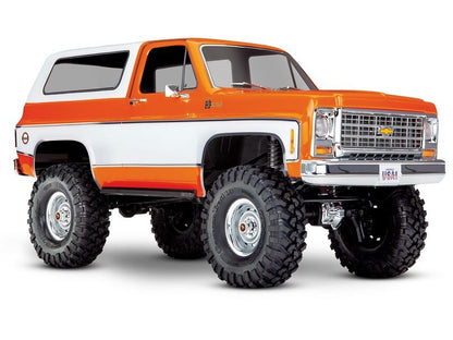 Traxxas TRX-4 Chevrolet K5 Blazer 4x4 RTR 1:10 Scale Trail Crawler Orange/Weiß Brushed ohne Akku/Lader_Artexio