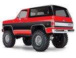 Traxxas TRX-4 Chevrolet K5 Blazer 4x4 RTR 1:10 Scale Trail Crawler Rot/Schwarz Brushed ohne Akku/Lader_Artexio
