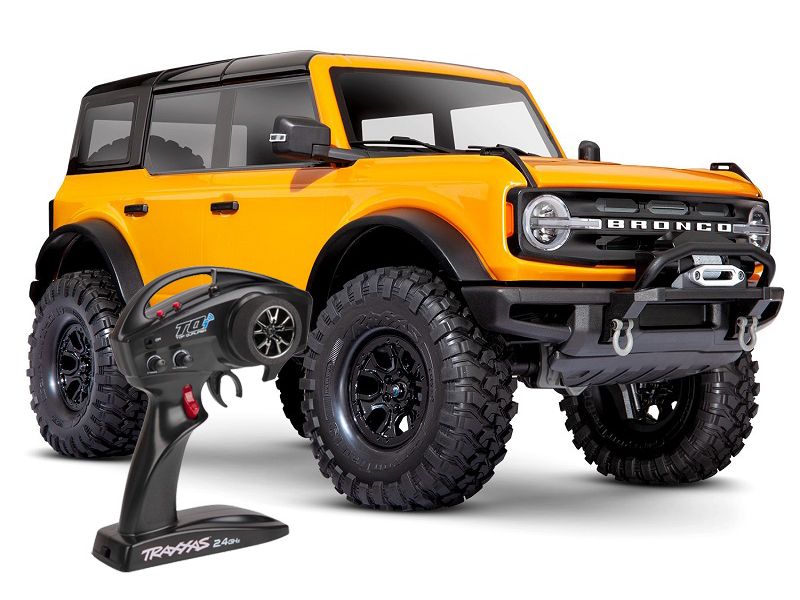 Traxxas TRX-4 Ford Bronco 2021 4x4 orange RTR Crawler Brushed ohne Akku/Lader