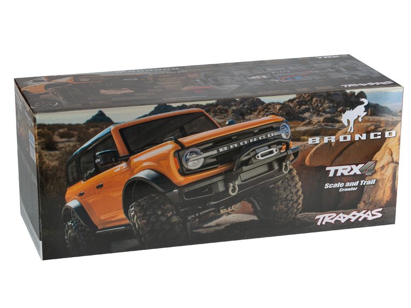 Traxxas TRX-4 Ford Bronco 2021 4x4 orange RTR Crawler Brushed ohne Akku/Lader