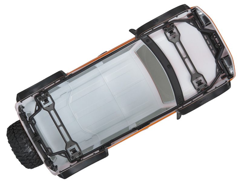 Traxxas TRX-4 Ford Bronco 2021 4x4 orange RTR Crawler Brushed ohne Akku/Lader