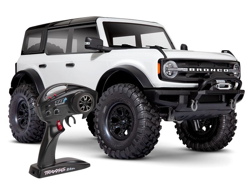 Traxxas TRX-4 Ford Bronco 2021 4x4 weiss RTR Crawler Brushed ohne Akku/Lader