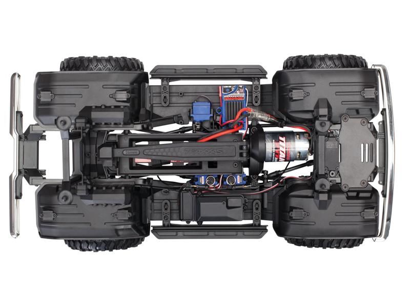 Traxxas TRX-4 Ford Bronco Ranger XLT 4x4 RTR 1:10 Rock Crawler Schwarz/Rot Brushed ohne Akku/Lader_Artexio