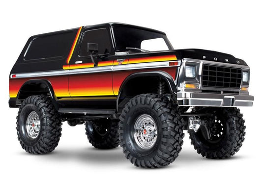 Traxxas TRX-4 Ford Bronco Ranger XLT 4x4 RTR 1:10 Rock Crawler Schwarz/Sunset Brushed ohne Akku/Lader_Artexio