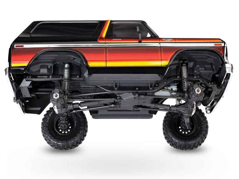 Traxxas TRX-4 Ford Bronco Ranger XLT 4x4 RTR 1:10 Rock Crawler Schwarz/Sunset Brushed ohne Akku/Lader_Artexio