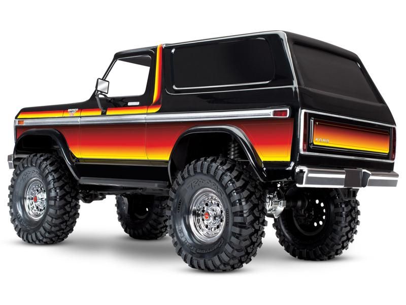 Traxxas TRX-4 Ford Bronco Ranger XLT 4x4 RTR 1:10 Rock Crawler Schwarz/Sunset Brushed ohne Akku/Lader_Artexio