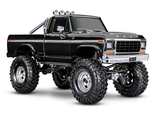 Traxxas TRX-4 Ford F150 Ranger 1979 XLT High Trail Edition 4x4 Black Edition RTR Crawler Brushed