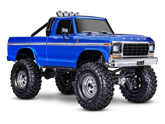 Traxxas TRX-4 Ford F150 Ranger 1979 XLT High Trail Edition 4x4 blau RTR Crawler Brushed