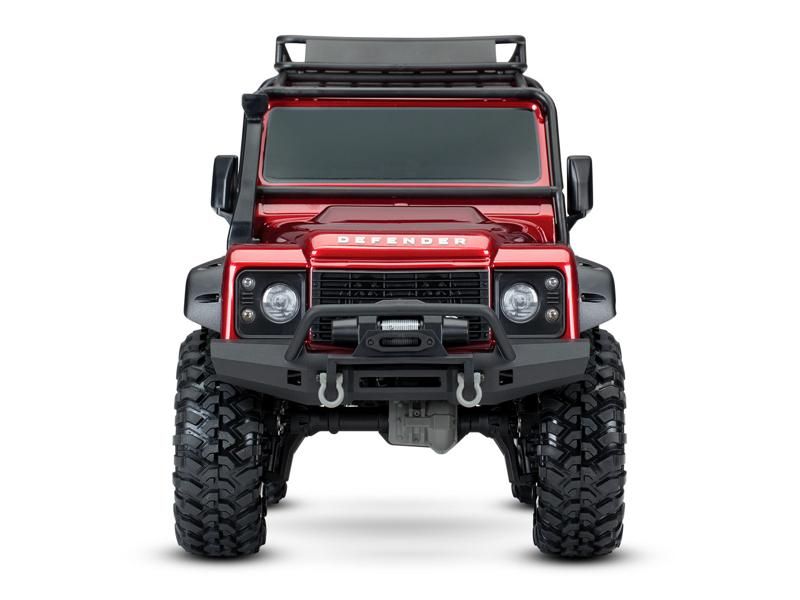 Traxxas TRX-4 LR Defender 4x4 rot RTR Crawler Clipless Brushed ohne Akku/Lader