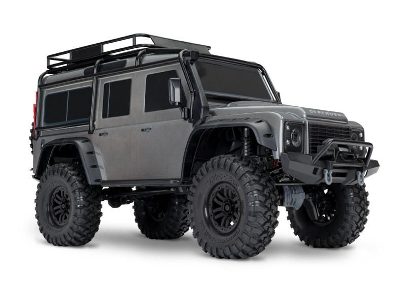 Traxxas TRX-4 LR Defender 4x4 silber RTR Crawler Clipless Brushed ohne Akku/Lader