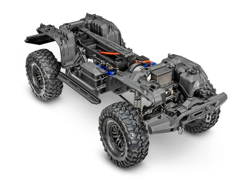 Traxxas TRX-4 LR Defender 4x4 silber RTR Crawler Clipless Brushed ohne Akku/Lader