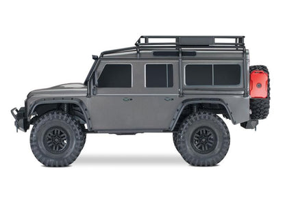 Traxxas TRX-4 LR Defender 4x4 silber RTR Crawler Clipless Brushed ohne Akku/Lader