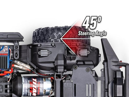 Traxxas TRX - 4 Sport 4x4 Truck RTR 1:10 Rock Crawler Blau Brushed ohne Akku/Lader