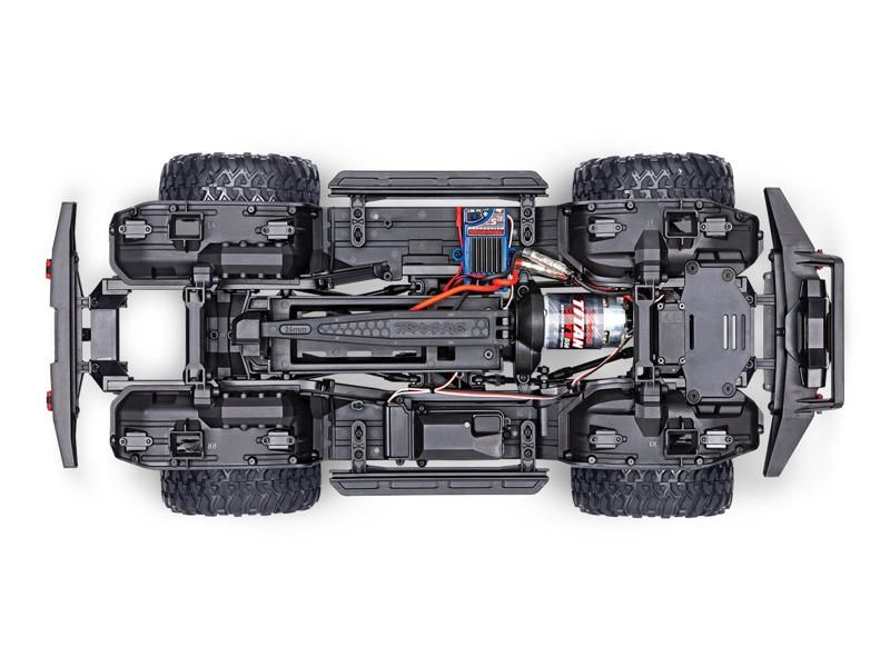 Traxxas TRX - 4 Sport 4x4 Truck RTR 1:10 Rock Crawler Blau Brushed ohne Akku/Lader